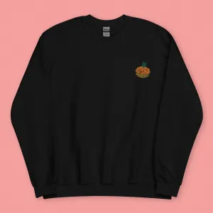 Tropical Pineapple Bun Embroidered Sweatshirt