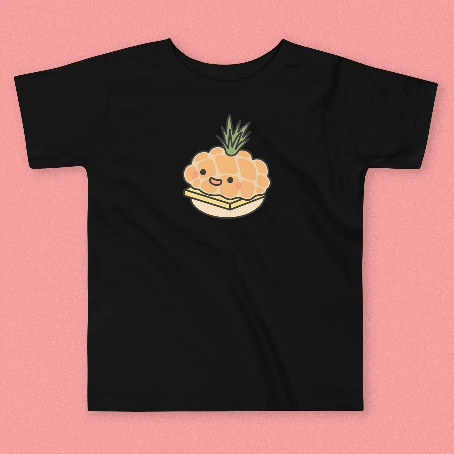 Tropical Pineapple Bun Toddler T-Shirt