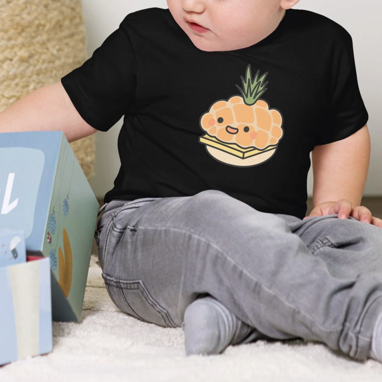 Tropical Pineapple Bun Toddler T-Shirt