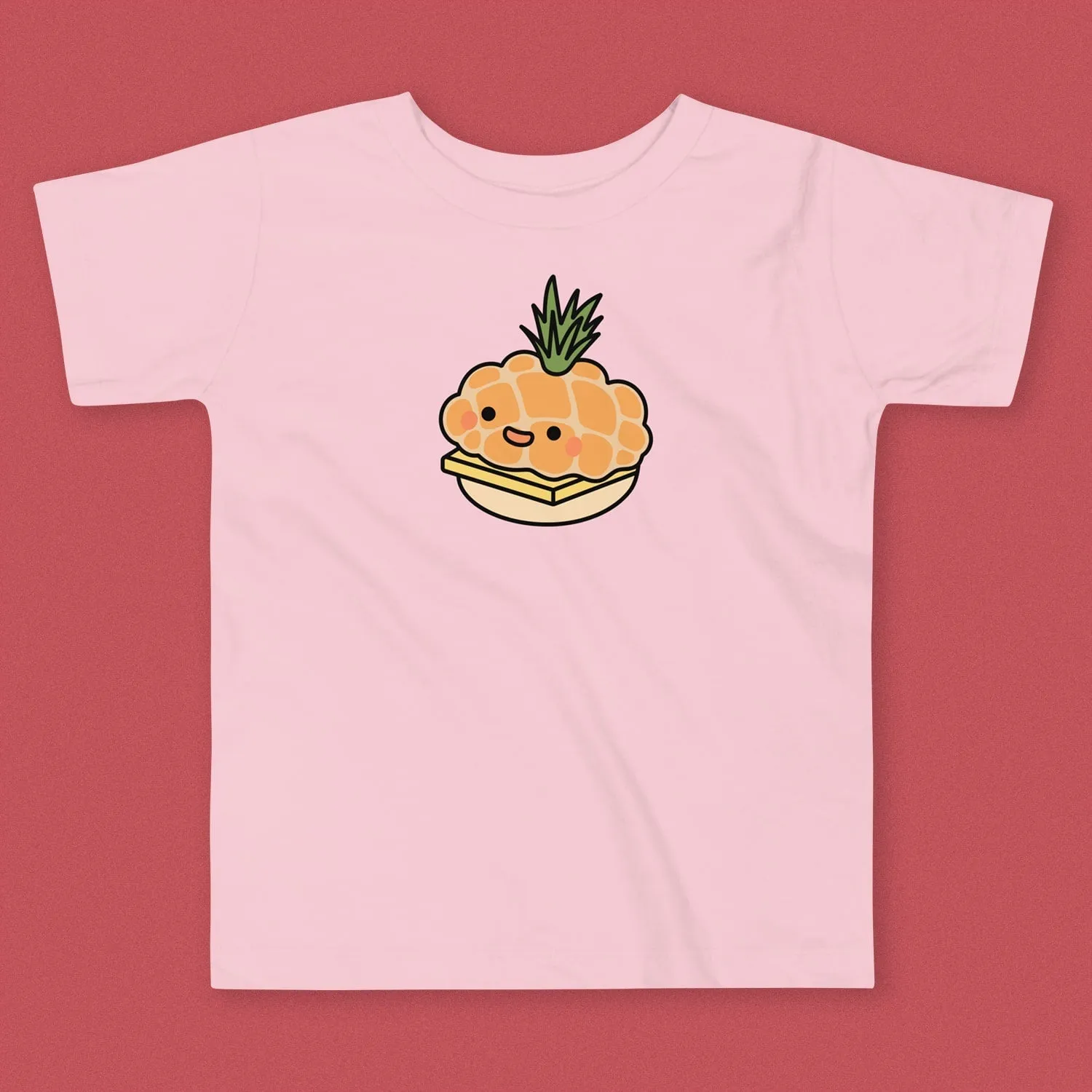 Tropical Pineapple Bun Toddler T-Shirt