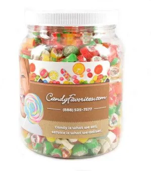 Unwrapped Cut Rock Candy Jar