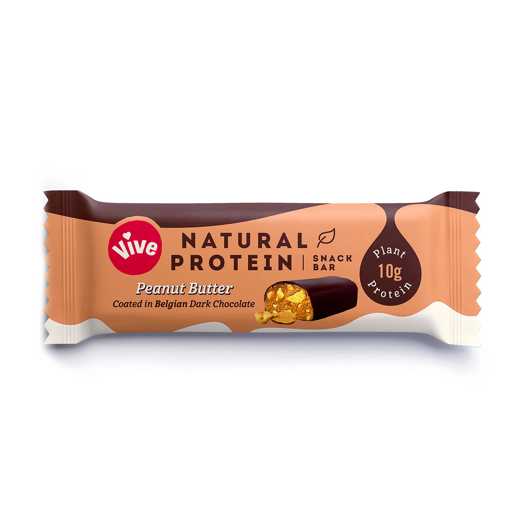 Vive Dark Chocolate Peanut Butter Protein Bar 49g