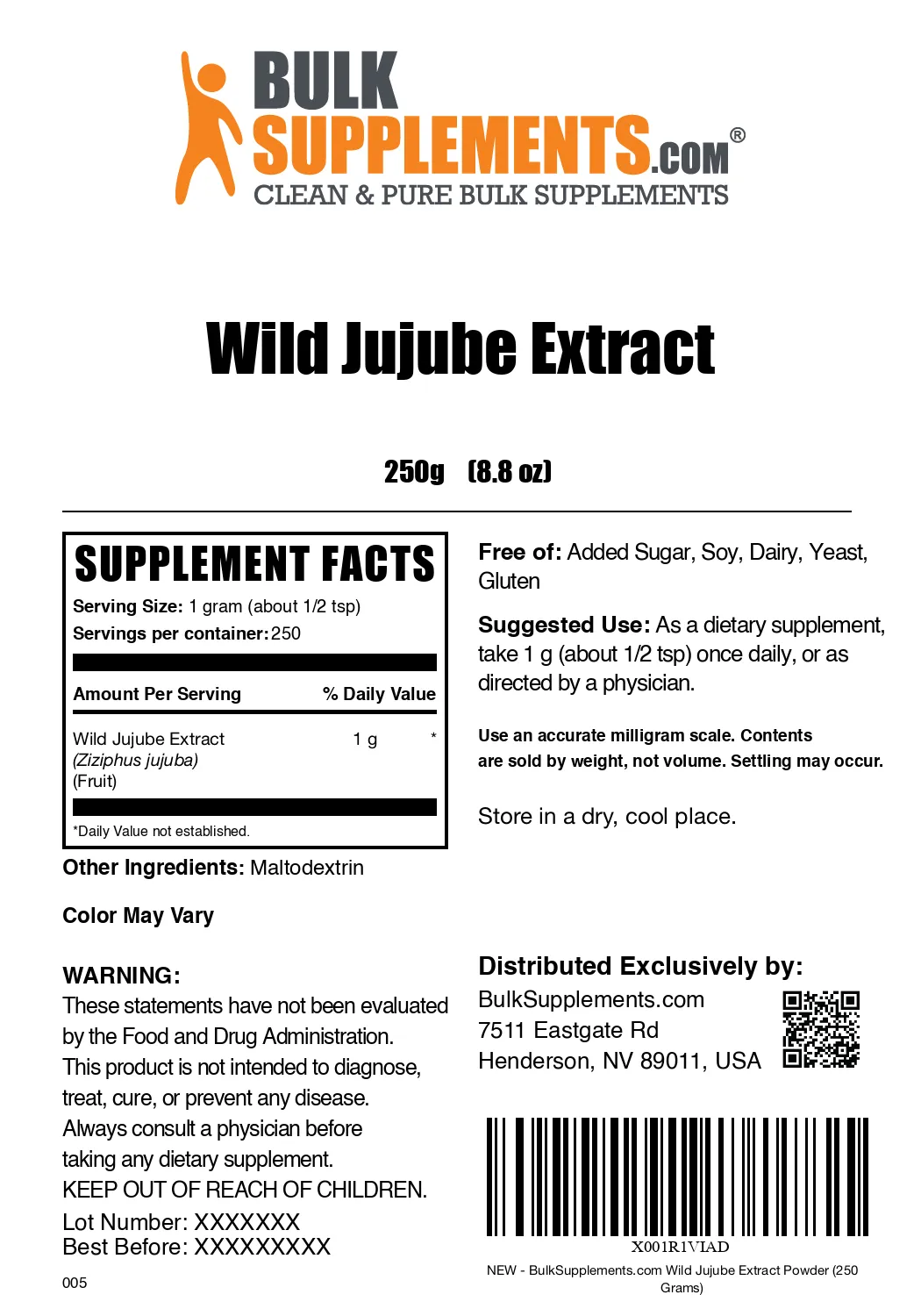 Wild Jujube Extract Powder