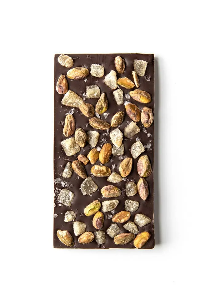 Wildwood Chocolate Ginger Pistachio Bar